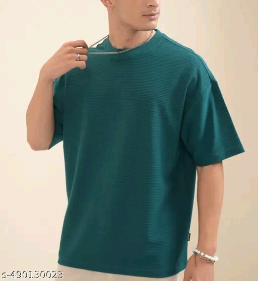 Mens Stripes Half Sleeve Tshirt