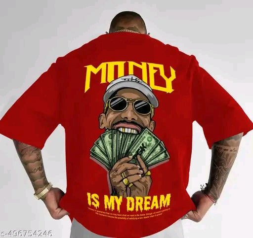 *Men Cotton Blend Regular Tshirts*