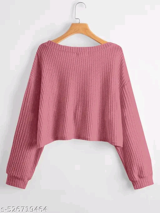Full sleeve crop top