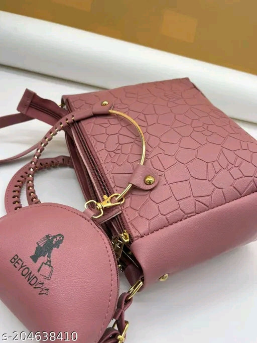 Trendy Pink Sling Bag