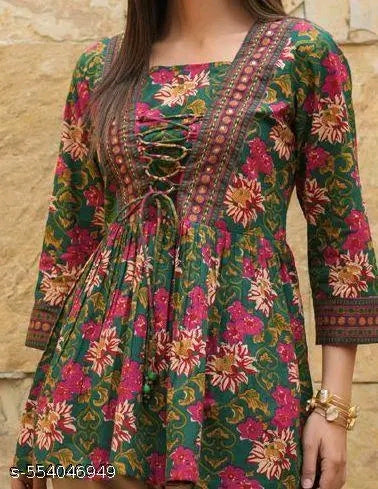 Printed top for women and tunics