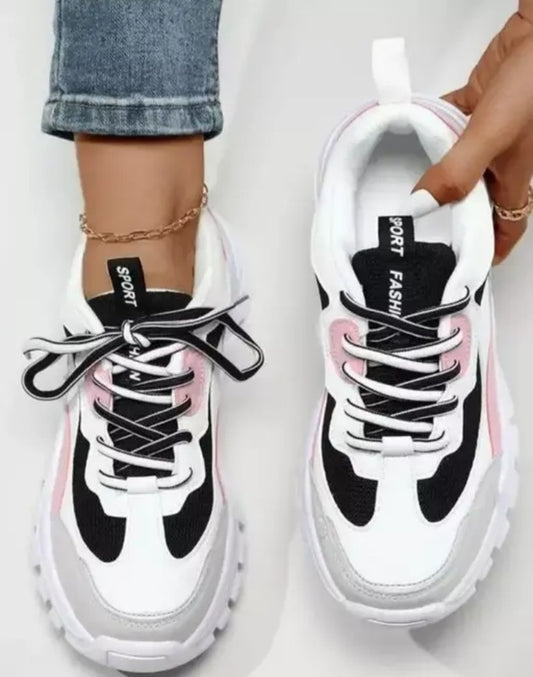 Multicolour women sports casual shoes