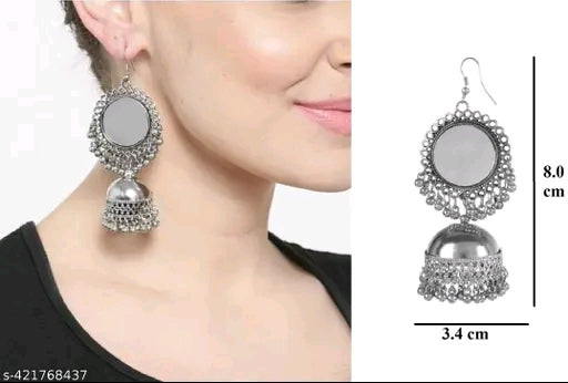 Traditional Ethnic Peacock Silver Necklace