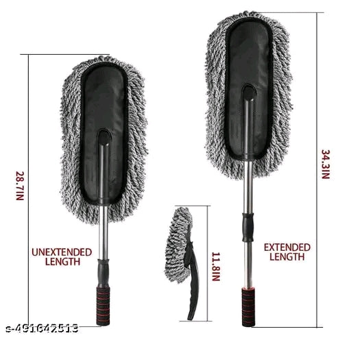 Unique Car Brushes & Duster (Pack Of 6)