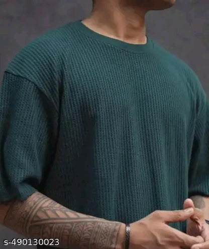 Mens Stripes Half Sleeve Tshirt
