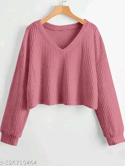 Full sleeve crop top