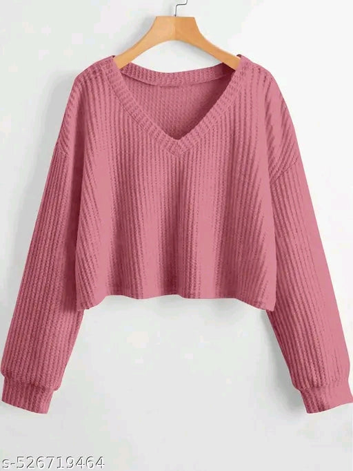 Full sleeve crop top