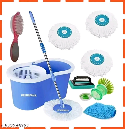 Mops With Bucket