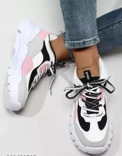 Multicolour women sports casual shoes