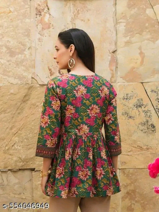 Printed top for women and tunics