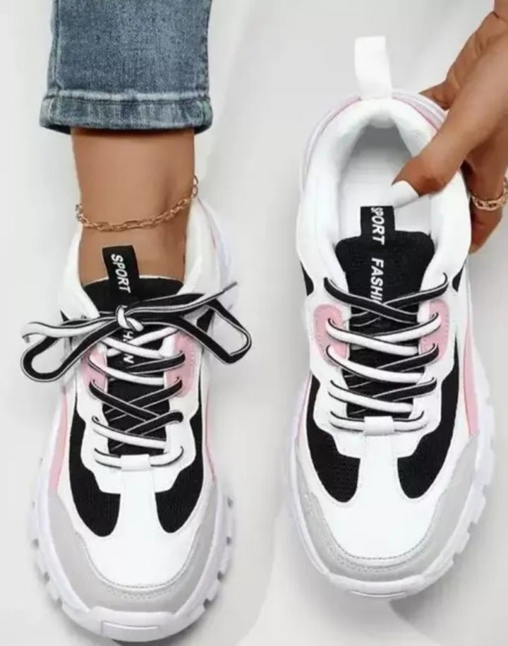 Multicolour women sports casual shoes