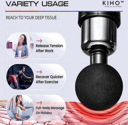 Premium Electric Muscle & Back Massager Gun – Pain Relief & Relaxation