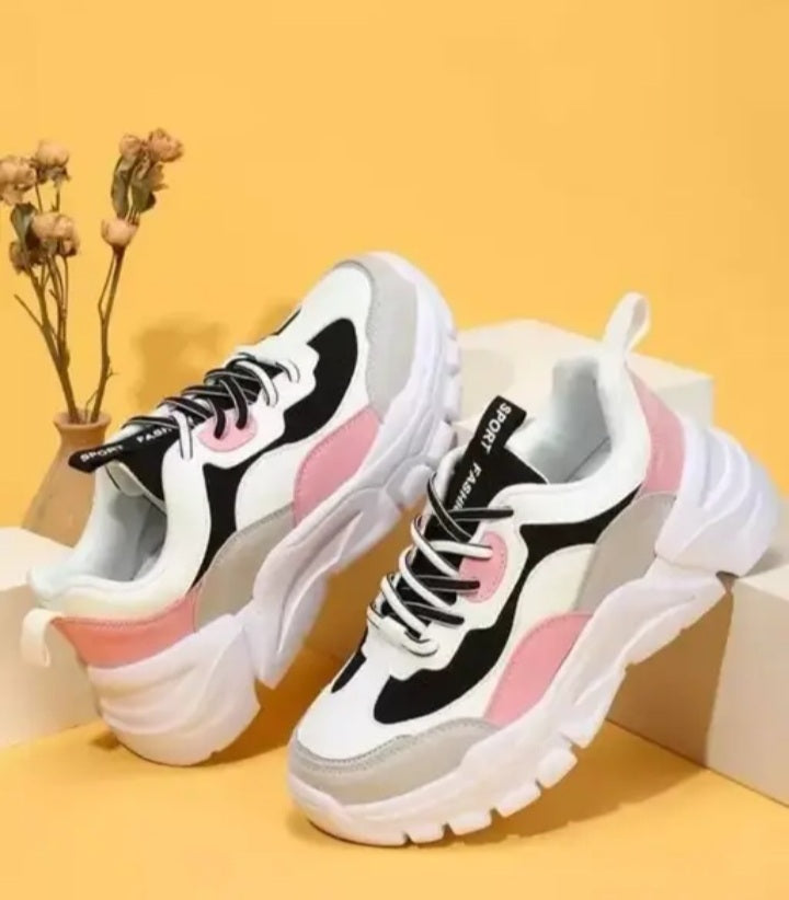 Multicolour women sports casual shoes