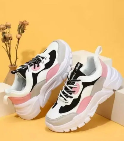 Multicolour women sports casual shoes