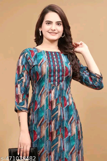 Printed Kurta set for women ( Pack of 2 )