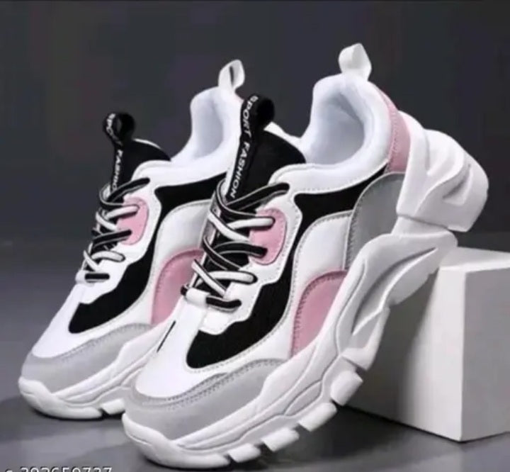 Multicolour women sports casual shoes