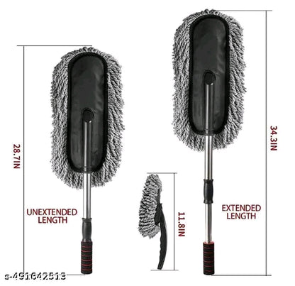 Unique Car Brushes & Duster (Pack Of 6)